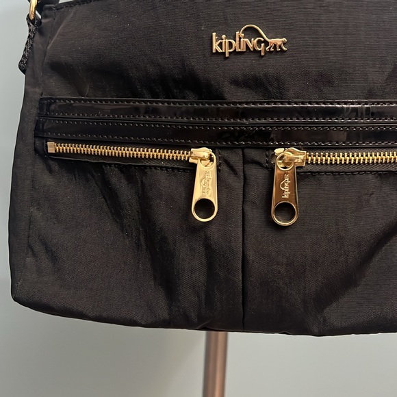 Kipling, black nylon shoulder bag cross body - Picture 5 of 15